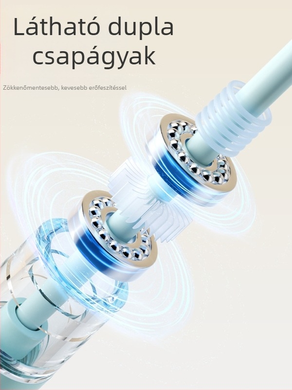 Kettős csapágyas ugrókötél gyermekeknek – PVC; alkalmas futáshoz, fitneszhez és testépítéshez
