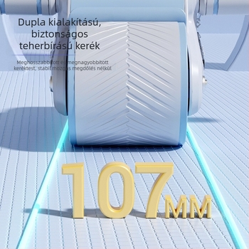 Kétkerek haskerék automatikus visszapattanóval, Modell 002, tömege 1,88 kg, nem összecsukható, otthoni és irodai edzésre