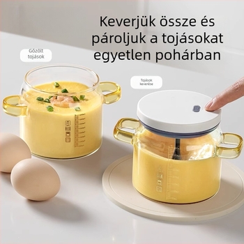 Youqin multifunkcionális elektromos tojáskeverő, teljesen automata keverőpohárral és párolóedénnyel