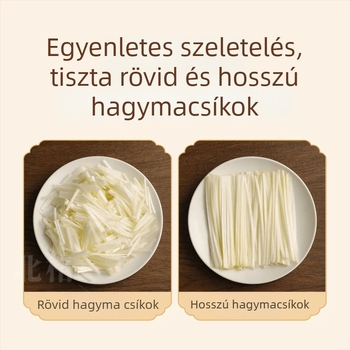 Hagyma és zöldhagyma reszelő — ultrafin reszelés, rozsdamentes acél, modern stílus, planer kategória, Nothing