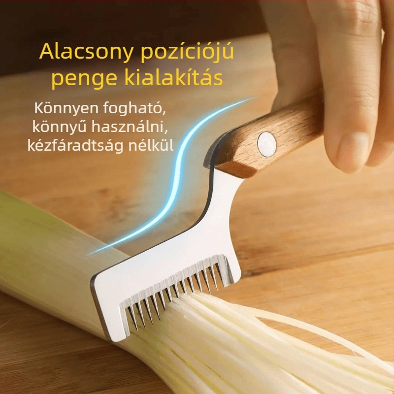Hagyma és zöldhagyma reszelő — ultrafin reszelés, rozsdamentes acél, modern stílus, planer kategória, Nothing