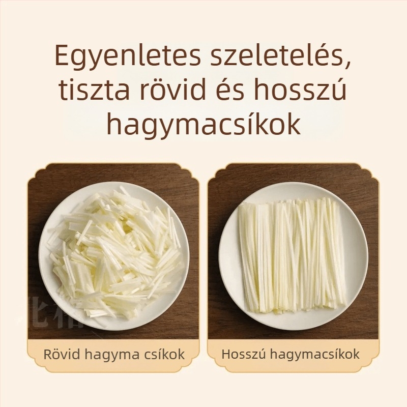 Hagyma és zöldhagyma reszelő — ultrafin reszelés, rozsdamentes acél, modern stílus, planer kategória, Nothing
