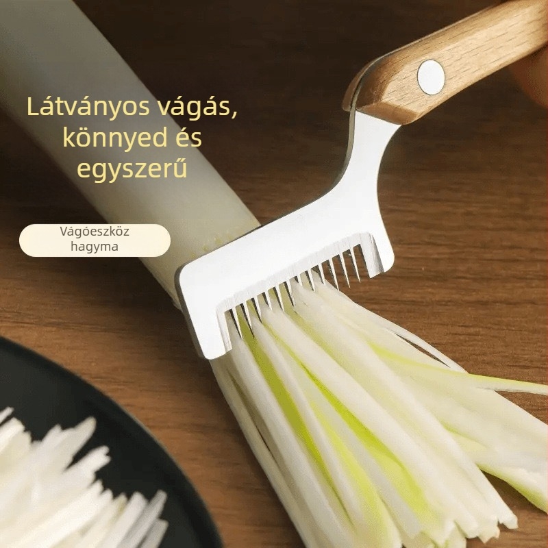 Hagyma és zöldhagyma reszelő — ultrafin reszelés, rozsdamentes acél, modern stílus, planer kategória, Nothing