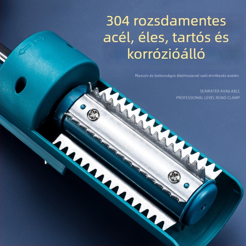 Elektromos skálázó 6 sor élekkel, vastított és állítható, 304 rozsdamentes acélból, többfunkciós eszköz