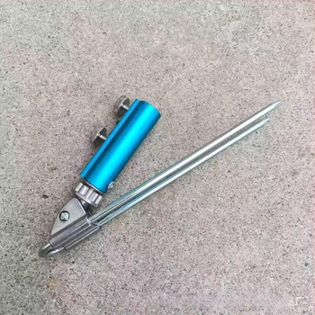 Horgászbot tartó, rozsdamentes acélból, univerzálisan állítható torony-szerű tartó földalappal — Guo's Fishing Tackle