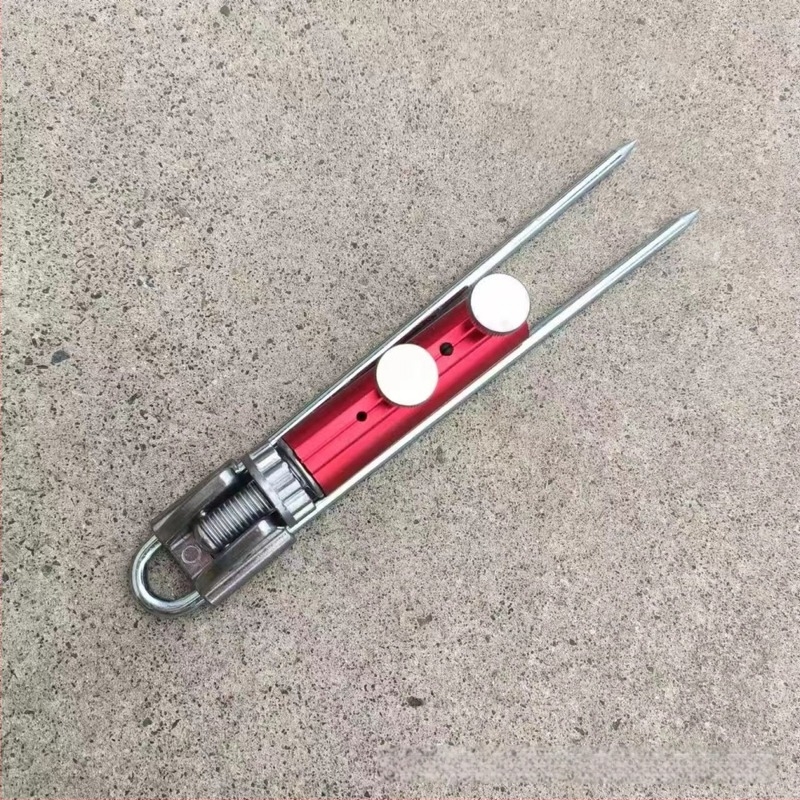 Horgászbot tartó, rozsdamentes acélból, univerzálisan állítható torony-szerű tartó földalappal — Guo's Fishing Tackle