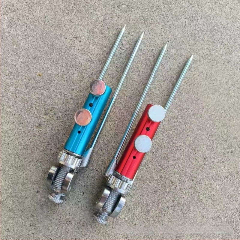 Horgászbot tartó, rozsdamentes acélból, univerzálisan állítható torony-szerű tartó földalappal — Guo's Fishing Tackle