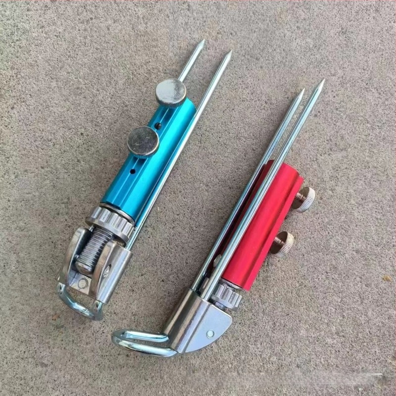 Horgászbot tartó, rozsdamentes acélból, univerzálisan állítható torony-szerű tartó földalappal — Guo's Fishing Tackle