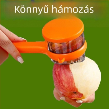 Többfunkciós konyhai hámozó tároló dobozzal, PP anyag, modern dizájn, gyümölcsök és zöldségekhez