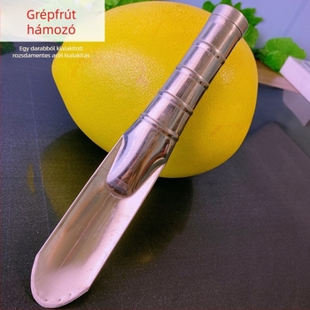 Rozsdamentes acél grapefruit nyitó, hosszú nyéllel, hámozó eszköz gyümölcsbolt számára