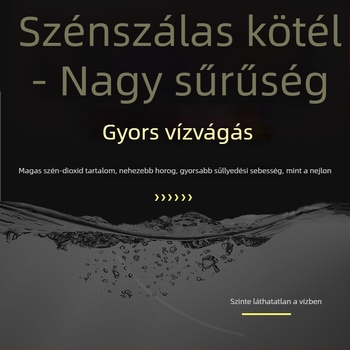 Pinsen Szénszálas Fő Vonal – Magas Szilárdságú Horgászvonal, 50m/100m