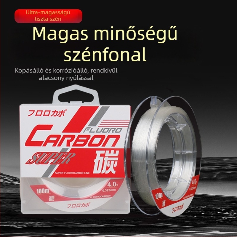 Pinsen Szénszálas Fő Vonal – Magas Szilárdságú Horgászvonal, 50m/100m