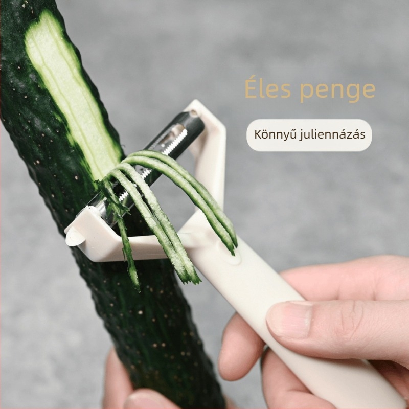 Konyhai reszelő 2 az 1-ben, Multifunkcionális, PP és rozsdamentes acél, Modern minimalista stílus, Termékkód Peel