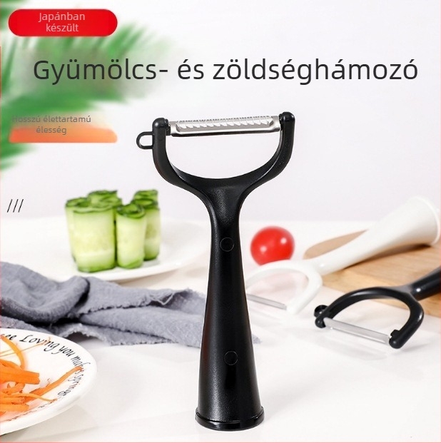 Echo többfunkciós zöldségreszelő álló tárolóval - PP és rozsdamentes acél