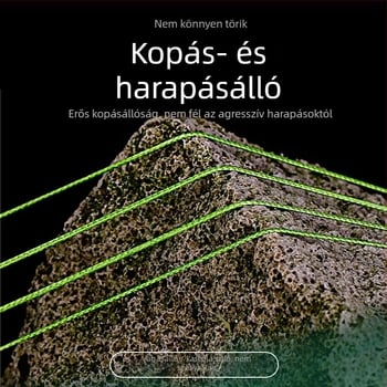 Fő zsinór, 8-szálas PE horgász zsinór, 100 m, nagy szakítóerő, csomagolás 200 db