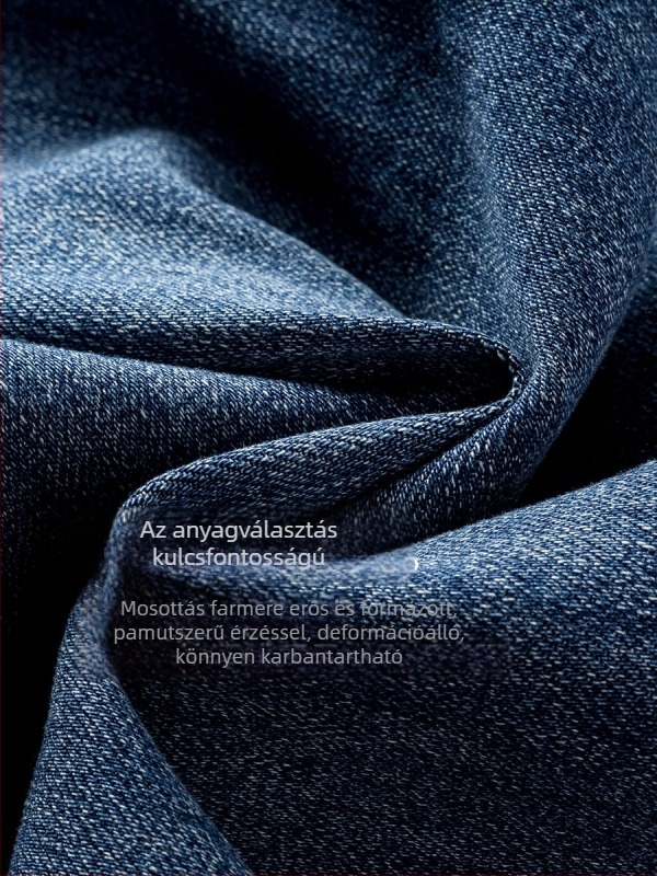 Nőknek készült magas derekú, retro szabású, enyhén szélesedő farmernadrág, tavasz 2025, denim pamut-spandex keverék, enyhén rugalmas, homokos mosás