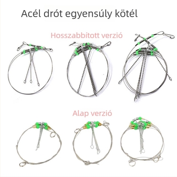 Yifeng hosszított rozsdamentes acél horgászrig anti-tekeredés funkcióval tengeri horgászathoz