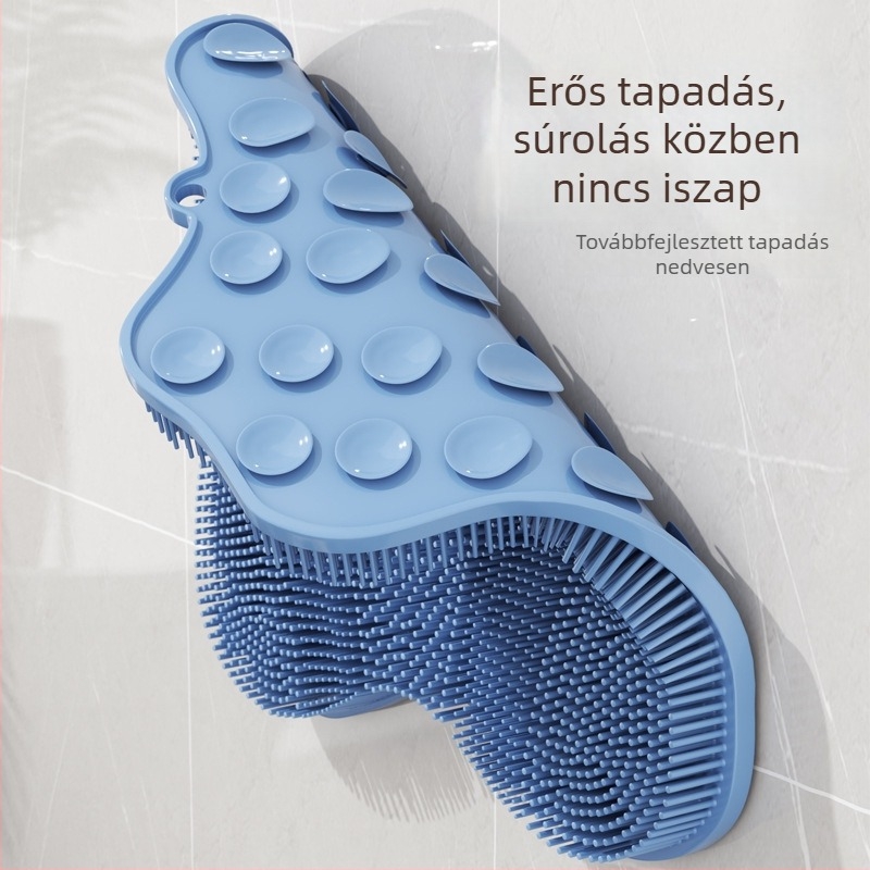 Zhengjian Hát- és lábsúroló – Masszázs zuhanykefe, csúszásmentes lábmatrac, TPE anyag
