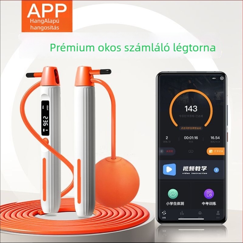 Alikson Bluetooth okos ugrókötél elektronikus számlálóval, vezeték nélküli kettős használat (Brand: Alikson; Materials: Other; Specifications: 3; Licensable private label: Yes)