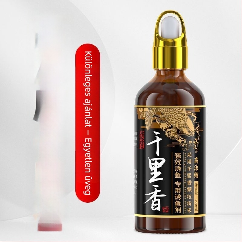 Kárász és ponty csali adalék, víz alapú etetőanyaghoz, magas koncentrációjú musk illat