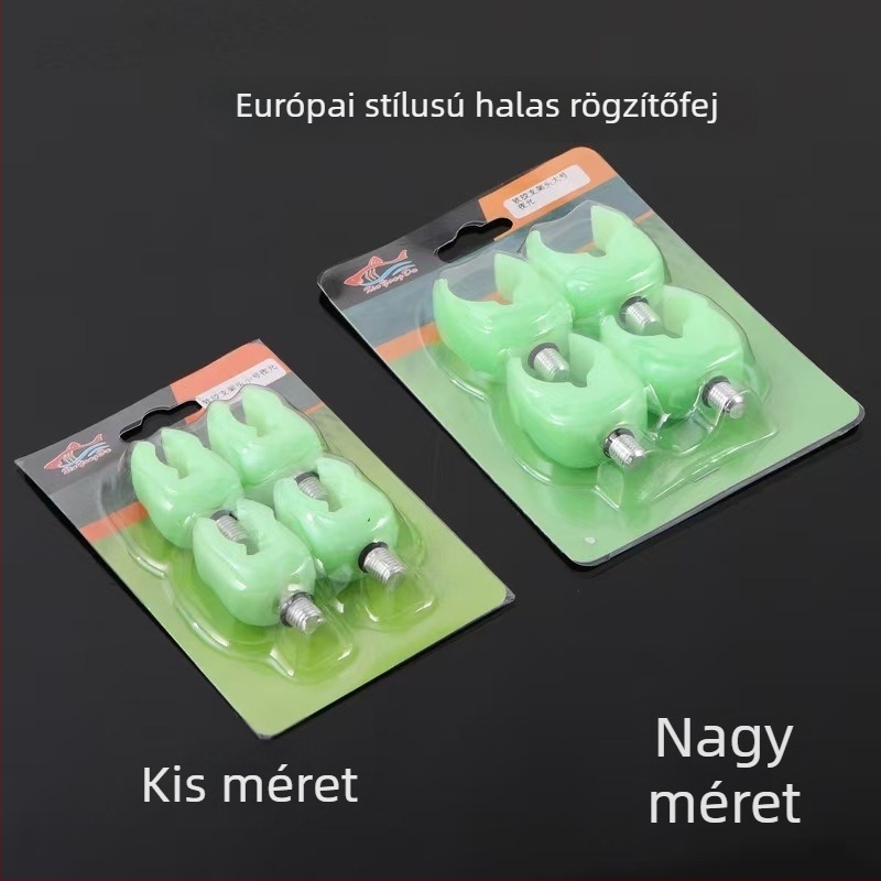 Quantastar Világító fémből készült horgászfej — nem forgatható, nem összecsukható, kiegészítő tengeri és pontyhorgászathoz