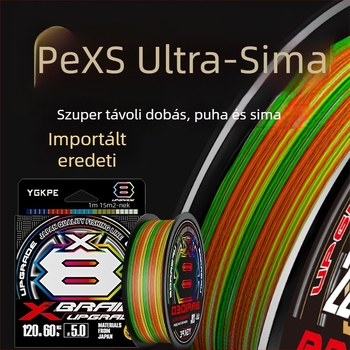 BKUMAN Főzsinór PE, 8 szálas, teher 3-33 kg, hosszú dobás