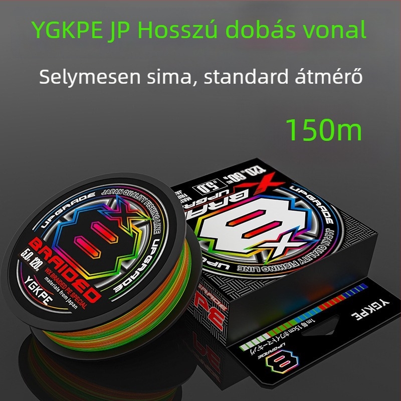 BKUMAN Főzsinór PE, 8 szálas, teher 3-33 kg, hosszú dobás