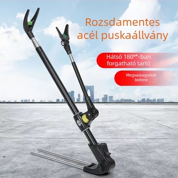 Baon Ötvözetből készült összecsukható horgászbot-tartó, többirányú forgatással