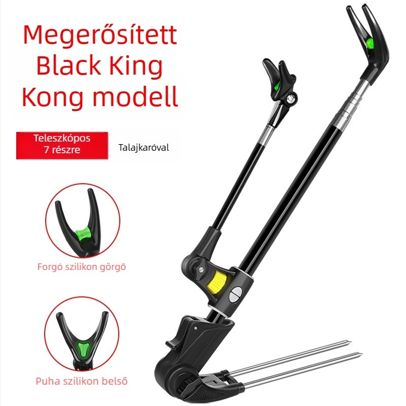 Baon Ötvözetből készült összecsukható horgászbot-tartó, többirányú forgatással