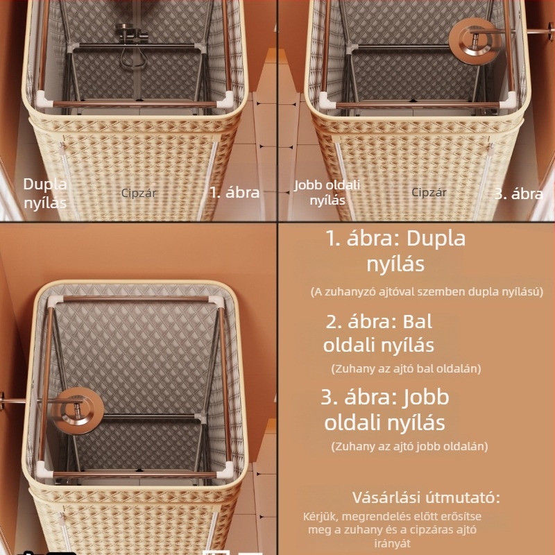 Télen használható párnázott meleg fürdőfedél, fürdő sátor, szélvédett zuhanyfüggöny, vízálló és penészmentes függöny
