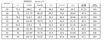 Napi viseletű egyenes nadrág, középső derék, cipzáras zárás, 98% pamut, mikroelasztikusság