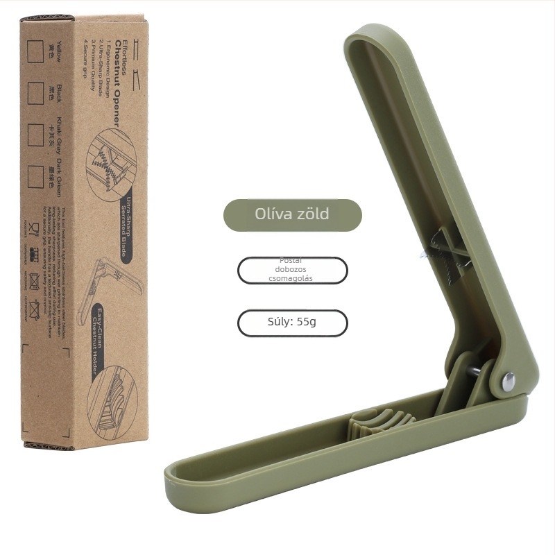 gesztenye nyitó és héjleválasztó – PP anyag, Xiehong márka, testreszabható, logó nyomtatás lehetséges