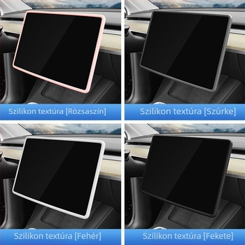 Zouwu szilikon képernyővédő keret Tesla Model 3/Y-hoz (tsl modell)