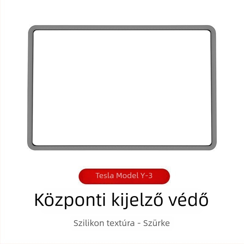 Zouwu szilikon képernyővédő keret Tesla Model 3/Y-hoz (tsl modell)