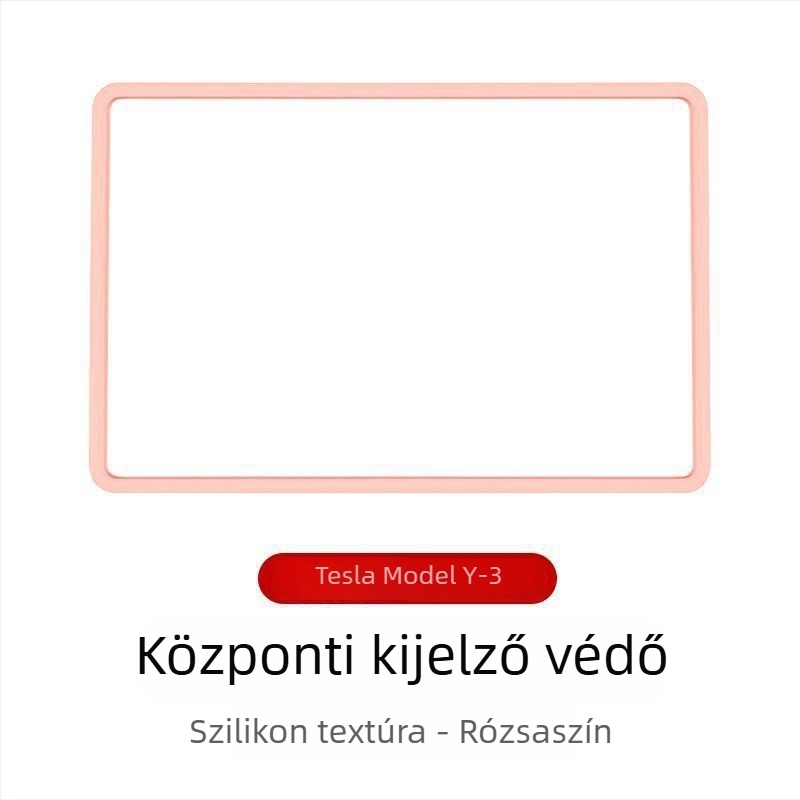 Zouwu szilikon képernyővédő keret Tesla Model 3/Y-hoz (tsl modell)