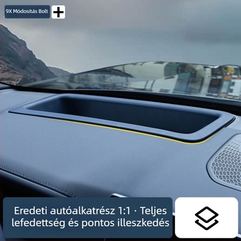 HUD védőfedél és porvédő keret belső kiegészítőkhöz (ABS, Driving Wing, Modell 21477, Snap-on szerelés)