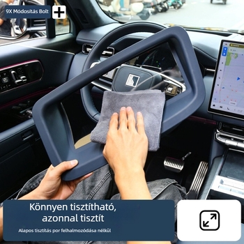 HUD védőfedél és porvédő keret belső kiegészítőkhöz (ABS, Driving Wing, Modell 21477, Snap-on szerelés)