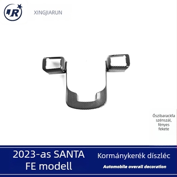 Kormánykerék díszcsík 24 Hyundai Santa Fe modellhez – Anyag: ABS műanyag; Márka: Xing jiarun; Modell: Dedicated car (Kompatibilitás: 24 Hyundai Santa Fe modell)