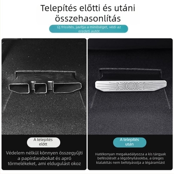 Fémes, integrált műszerfal légcsatorna fedél Leapmotor C6C-hez – elegáns belső kiegészítő