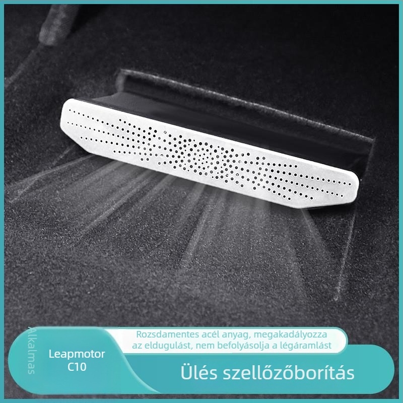 Fémes, integrált műszerfal légcsatorna fedél Leapmotor C6C-hez – elegáns belső kiegészítő