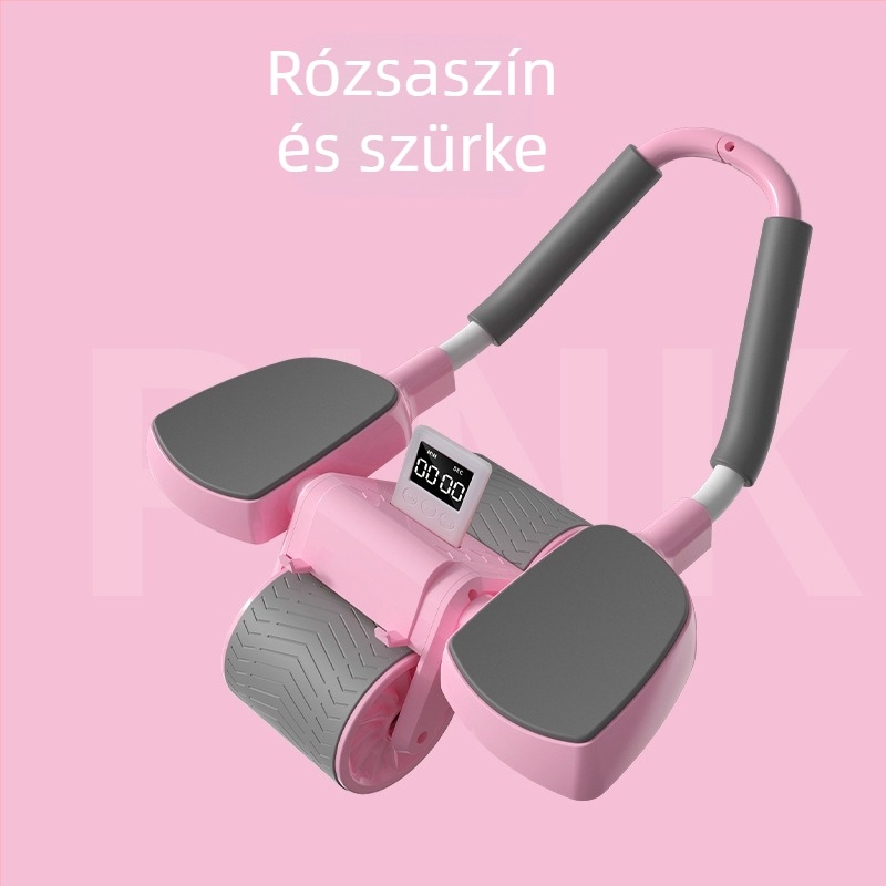 AY-801 hasgörgő automatikus visszahúzódással és könyöktámogatással a hasizom edzéséhez (Modell AY-801; Tömeg 1,75 kg; Nem összecsukható; Ideális iroda, kültér és otthoni használatra)