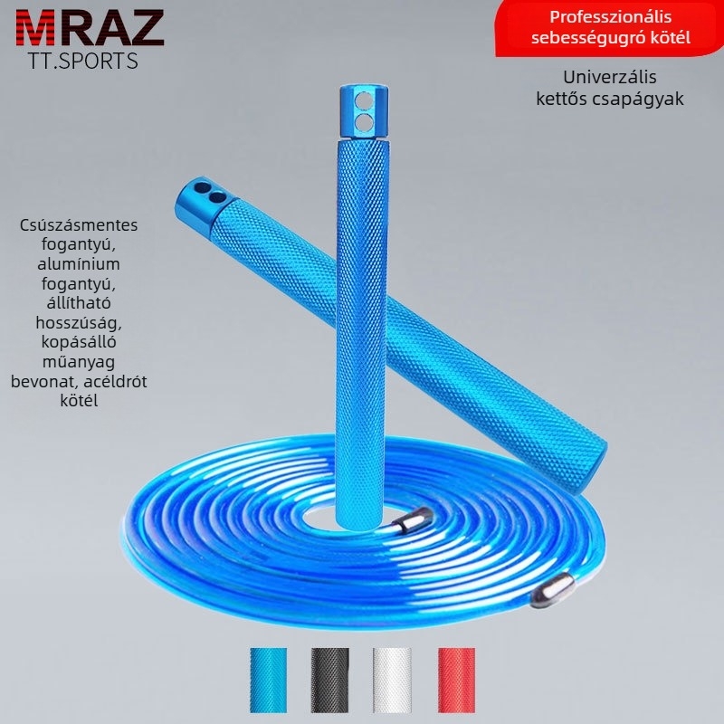MARZ ugrókötél PVC bevonattal, edzéshez és testformáláshoz, felnőtteknek