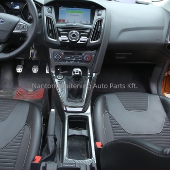 Ecano ABS központi konzol háromdarabos készlet Ford Focus 2015–2017 – dekoratív díszítő panel