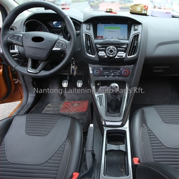 Ecano ABS központi konzol háromdarabos készlet Ford Focus 2015–2017 – dekoratív díszítő panel