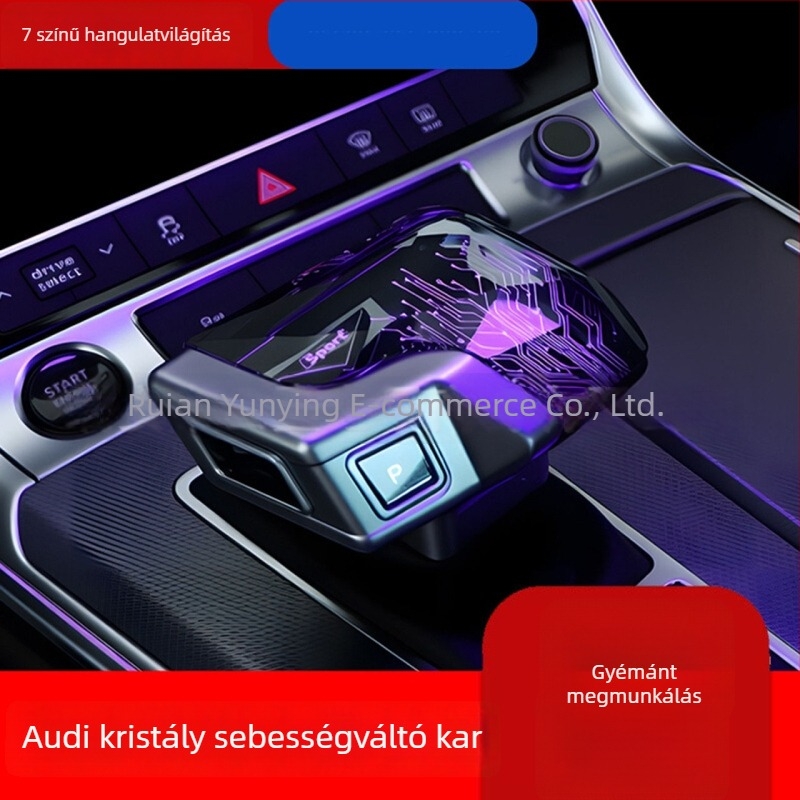 Kristály váltókar Audi A4L/A5/A6/A7 – üvegből készült belső dekoráció
