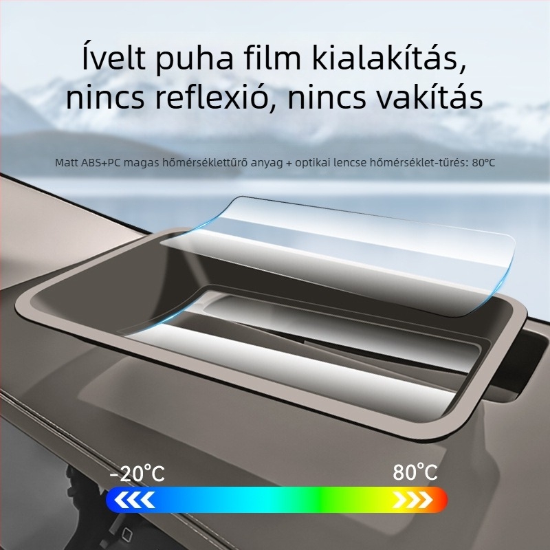 Denza N9 HUD védőfedél a műszerfalhoz (25 modellhez) – ABS anyag, belső kiegészítő, HC márka