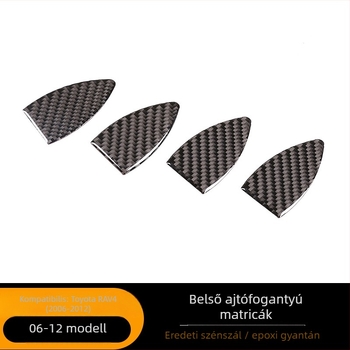 Szénszálas belső ajtó dekorációs toldalék Toyota RAV4 (2006–2012), modell ASCF-435