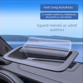 HUD kijelzővédő fedele – gyors rögzítés, modell 24-25 S05, tüköranyag: puha üveg, kompatibilis 24-25 S05