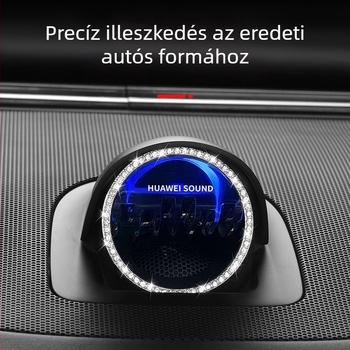 Zhijie R7S7 gyémánt díszítő matricák Wenjie M7, M6, M8, M9, S9 és Shangjie H5 középkonzol hangszóróihoz – autó belső kiegészítők