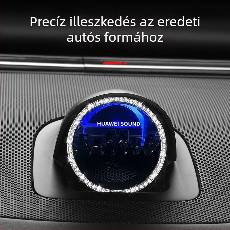 Zhijie R7S7 gyémánt díszítő matricák Wenjie M7, M6, M8, M9, S9 és Shangjie H5 középkonzol hangszóróihoz – autó belső kiegészítők